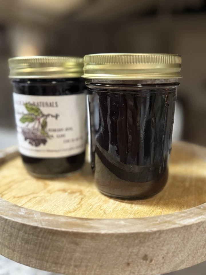 Сироп бузины (банка 8 унций) — натуральное средство от гриппа/простуды/поддержка иммунитета - Изображение 2 из 4