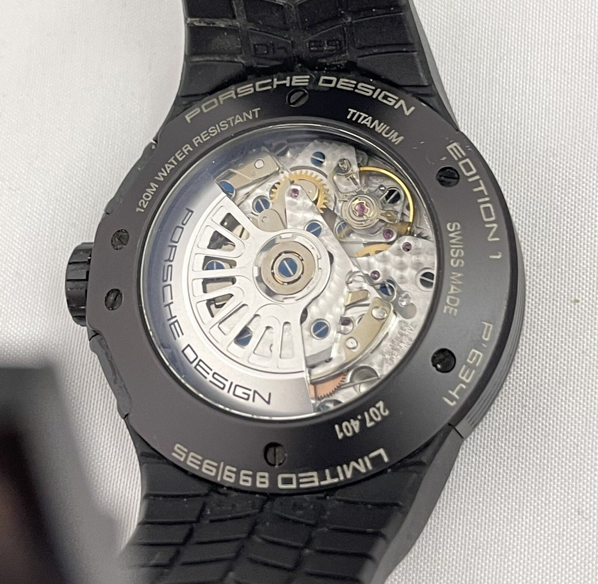 Men's Porsche Design Flat Six P6341 Edition 1 Chronograph Men's Porsche Design Flat Six P6341 Edition 1 Chronograph