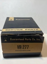 VR-277 GUARANTEED VOLTAGE REGULATOR VINTAGE AUTO PART NOS