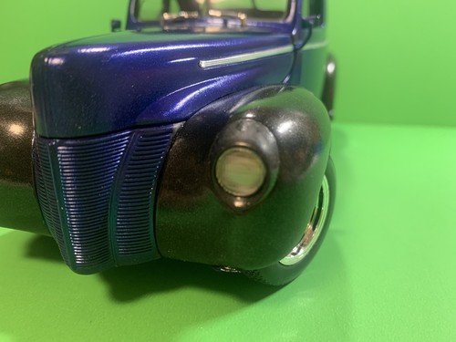 Ford Deluxe Cupé Stre 1940 Diecast American Muscle 1940 escala 1/18 modificado único - Imagen 11 de 16