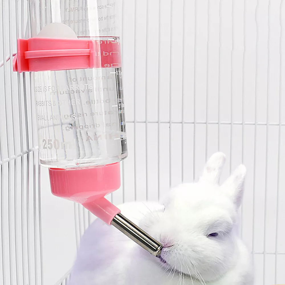 2pcs Rabbit Hanging Water Bottle Small Animals Water Bottle Rabbit