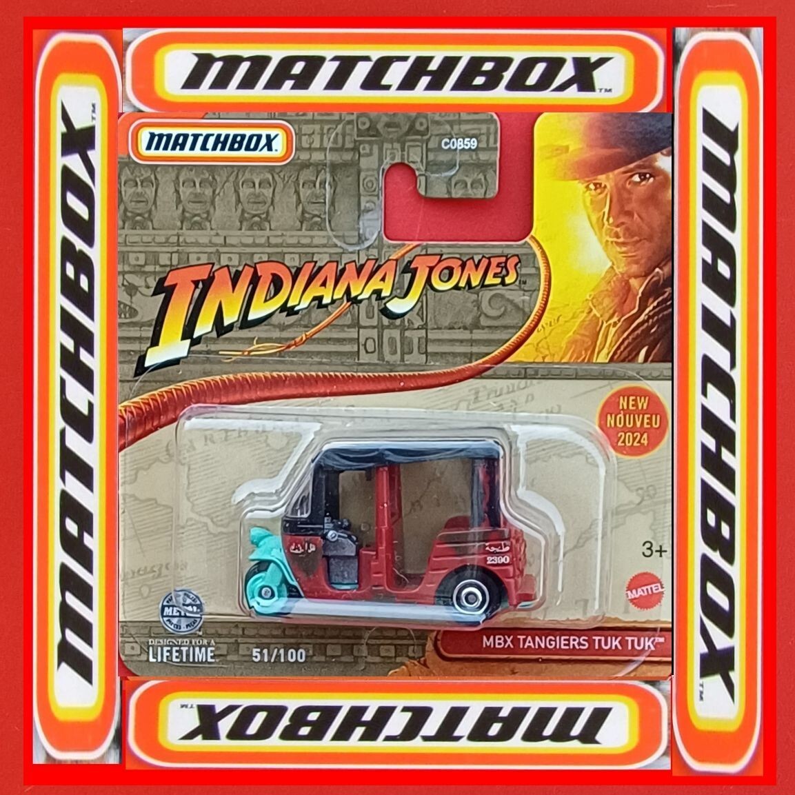 MATCHBOX 2024 TANGIERS TUK TUK INDIANA JONES 51100 NEUOVP
