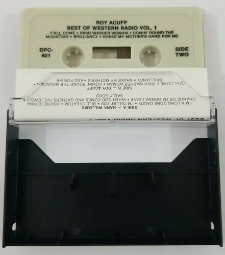 Hank Williams Roy Acuff Best Of Western Radio Vol 1 Cassette 1976 Starday King - Picture 3 of 3