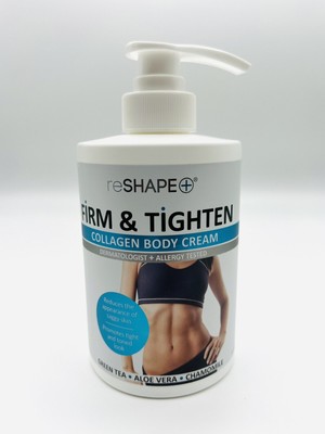 reSHAPE Firm & Tighten Collagen Body Cream W/Green Tea Aloe Chamomile 15 oz