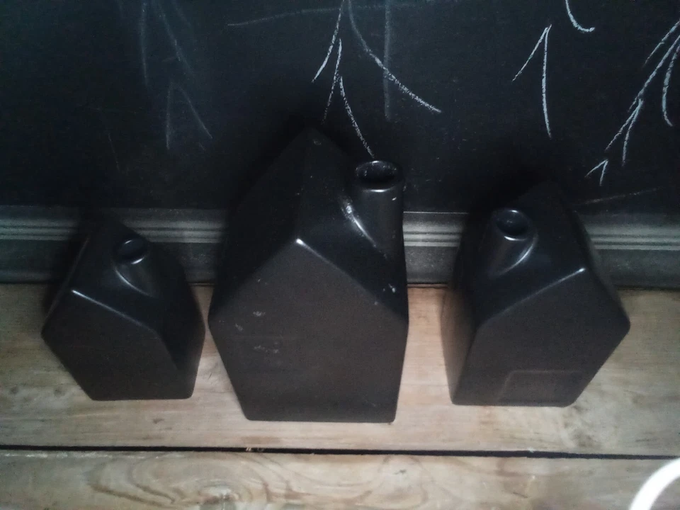 Jarrones Hearth and Hand (3) Magnolia Black Houses (3) edición limitada Foto 4 de 4