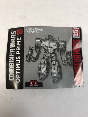 Transformers Generations Combiner Wars Optimus Prime 2014 Complete