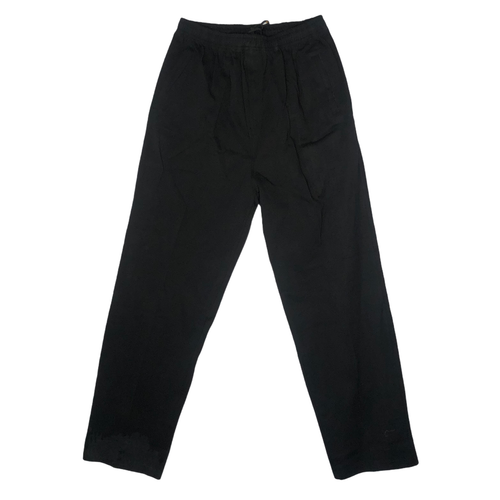 Men's Elastic Bottom Sweatpants Jogger Style Zipper Pocket Black Elastic Size XL