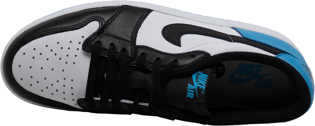 Preços baixos em Jordan 1 Retro Low OG UNC Dark Powder Blue W | eBay