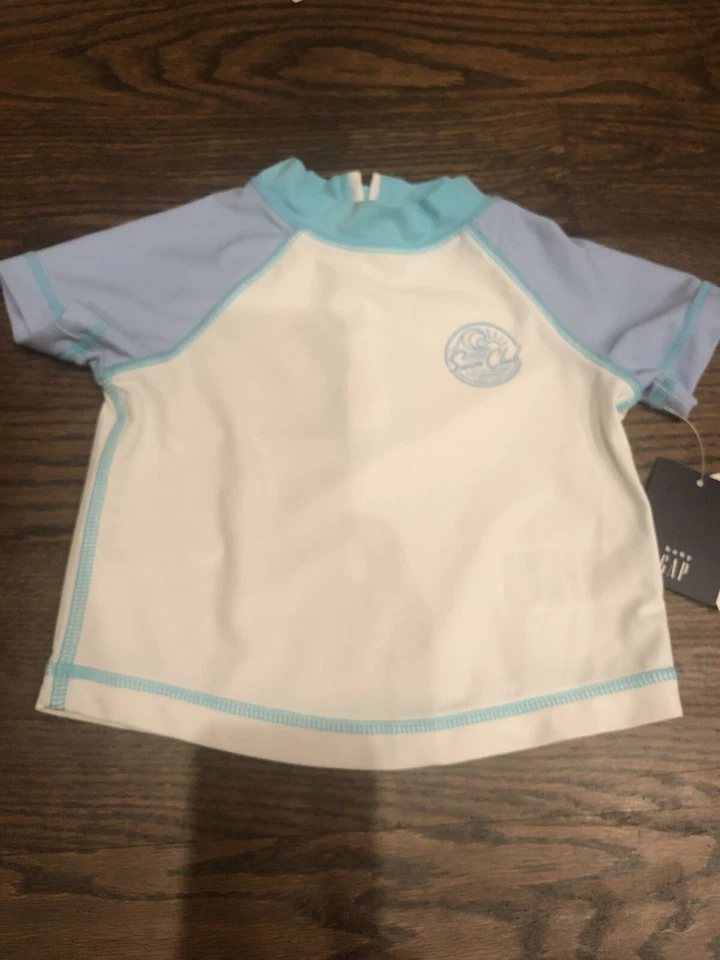 NUEVO CON ETIQUETAS Baby Gap niño 2 piezas Jungle Surf Club protección contra erupciones natación SET 0 3 6 GEMELOS Foto 2 de 4