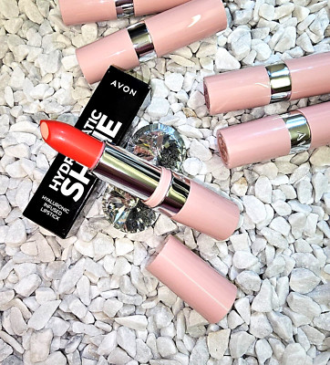 Avon HYDRAMATIC SHINE  Lippenstift mit Hyaluronsäure Coral 3,6g Creme Kuss 