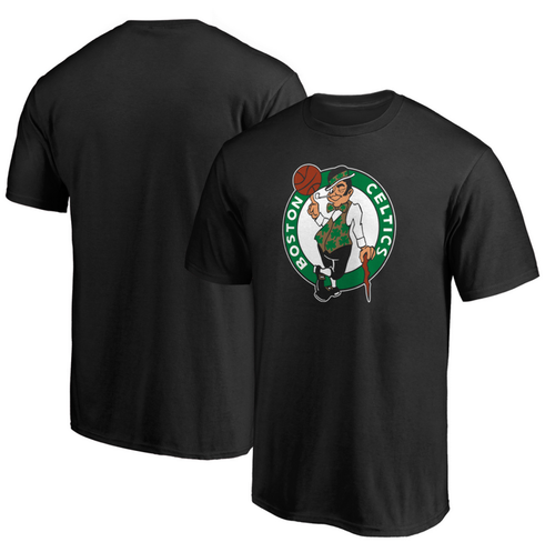 Boston Celtics Fanatics Black Primary Logo Short Sleeve T-Shirt - Bild 1 von 6