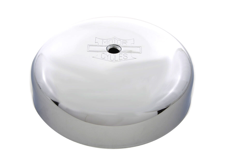 V-Twin - 34-1743 - 7 Inch Chrome J Slot Air Cleaner