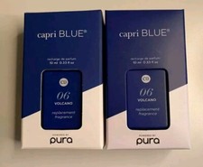 Pura Capri Blue Volcano Smart Diffuser Replacement Fragrance Refill Lot of 2