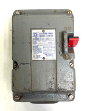 SQUARE D 233524A SERIES A EXPLOSION PROOF MANUAL STARTER