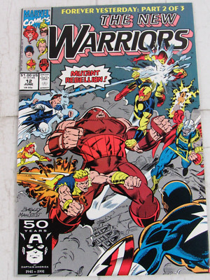The New Warriors #12 June 1991 Marvel Comics