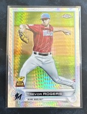 Trevor Rogers 2022 Topps Chrome Refractor All Star Rookie Cup No. 15 rookie card