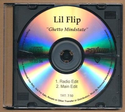 Lil Flip - Ghetto Mindstate RARE promo radio only test press CD 