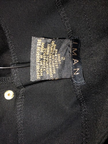 IMAN Global Chic 2 Short NWT Ponte Boot Pants Black Pretty! 🧡 - Picture 6 of 10