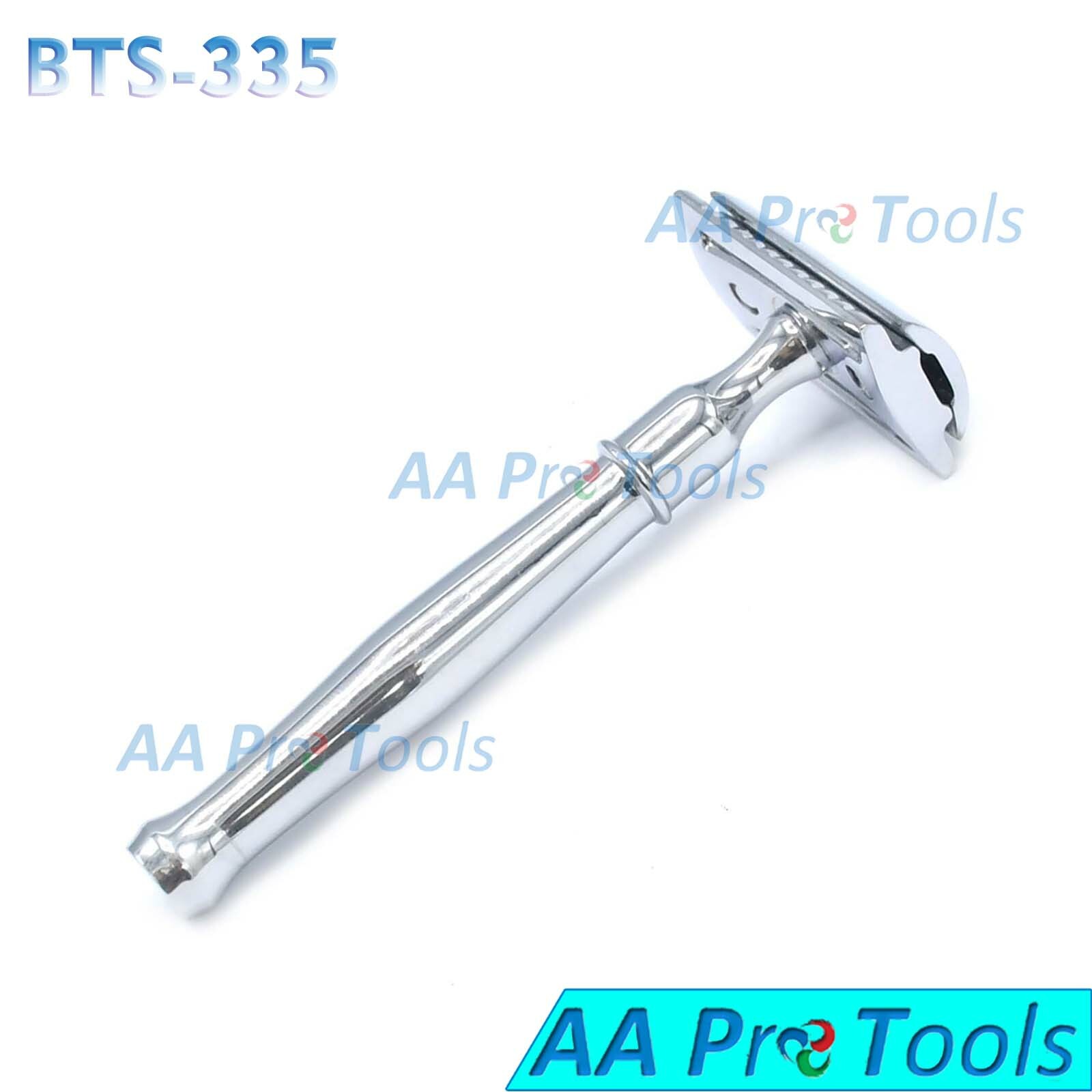 Safety Razor Double Edge Razor Handle - Luxurious Safety Shaver + Blades BTS-335