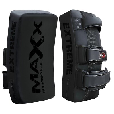 Maxx  1 Paar Thai Kickboxen Strike Curved Arm Pad MMA Focus Muay Punch Shield B