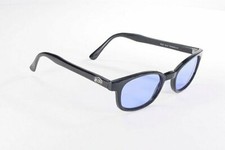 X - KD's Sunglasses Black Frames / Blue Lens, Comes W/Free Pouch 