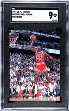 1996 - 1997 Upper Deck Michael Jordan Tribute SGC 9 MJ Visions MJ22 Low Pop Card