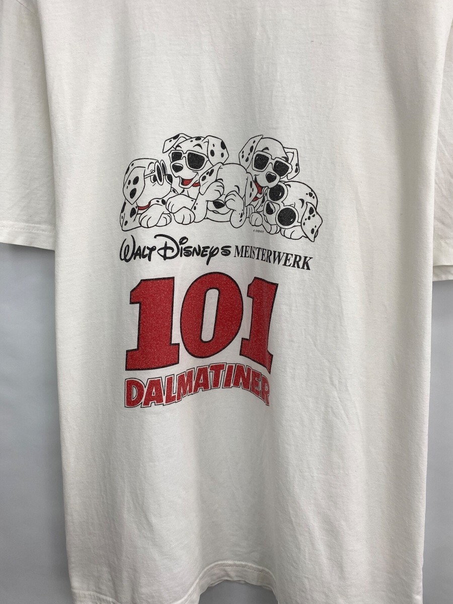 🇺🇸 Vintage 90s 101 Dalmatians Disney Pictures Movie T-Shirt size