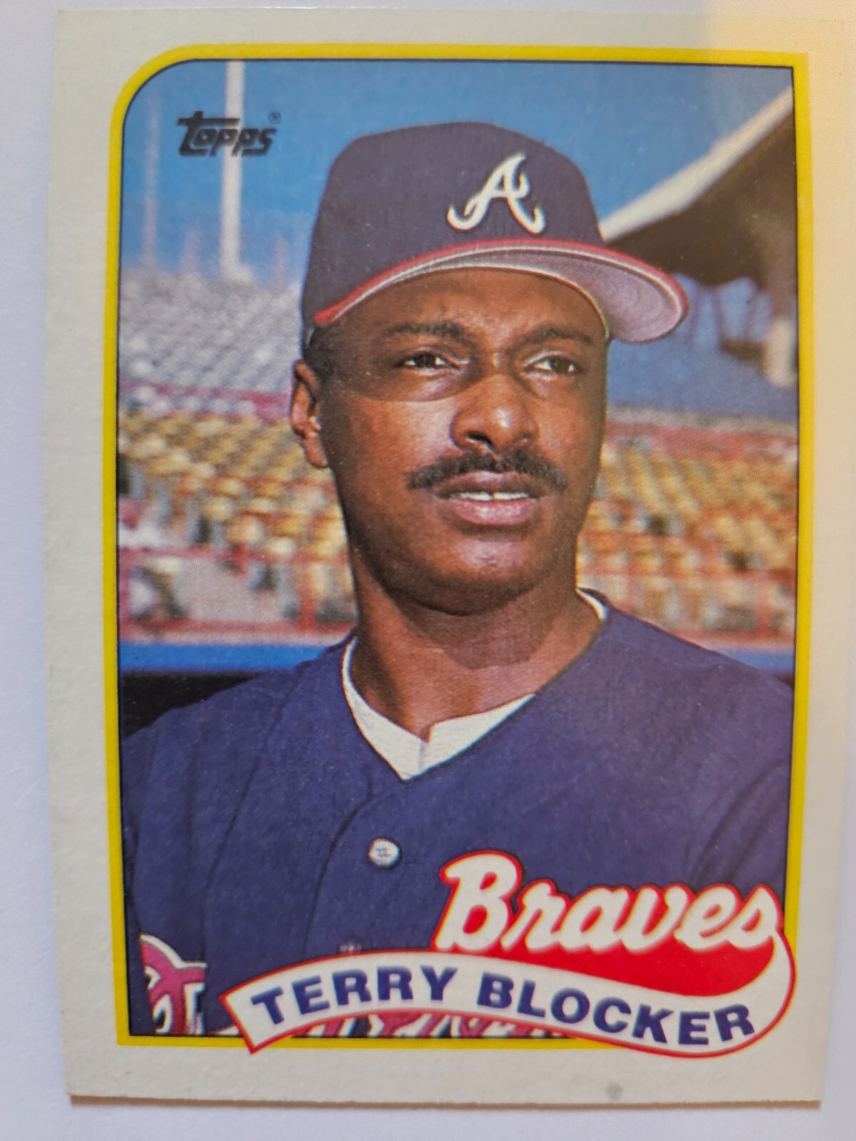 1989 TOPPS TERRY BLOCKER #76 NM