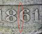 1861-O ~ Bisected Date, WB-103 ~ Seated Liberty 50c ~ G-VG ~ ORIGINAL ~ CSA W-13