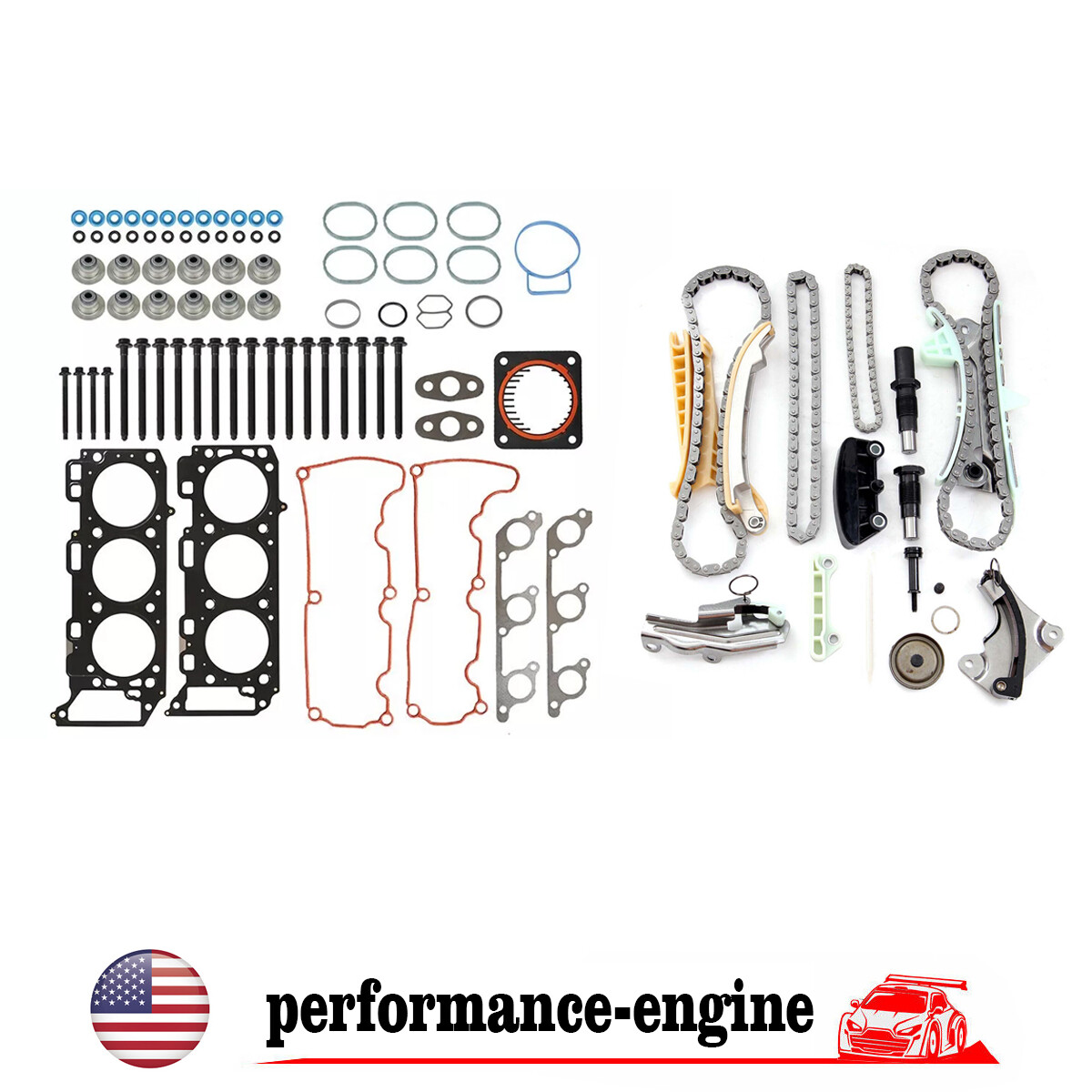 Timing Chain Head Gasket Bolts Set for 20042011 Ford Explorer Mazda