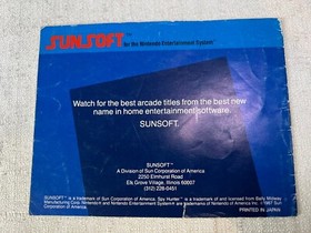 Spy Hunter NES Nintendo Instruction Manual Only 