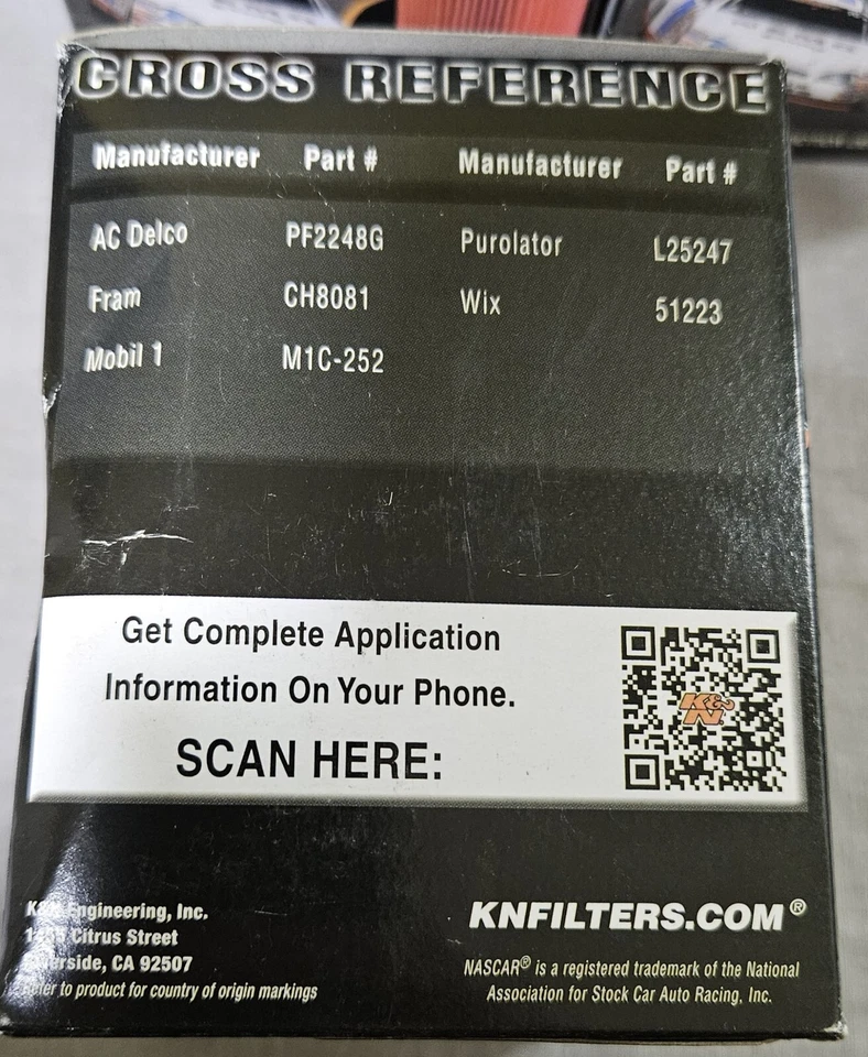 Lote 3 filtros de óleo K&N PS-7007 PS7007 BMW Volvo Land Rover Ford GT - Imagem 2 de 3