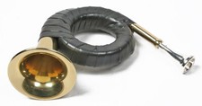 Taschenjagdhorn Karl Glaser Fürst Pless Horn, Jagdhorn mit 80mm Schallbecher