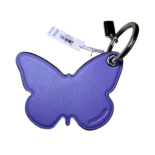 NWT Coach Butterfly Bag Charm/Key Ring CR903 Light Violet Purple
