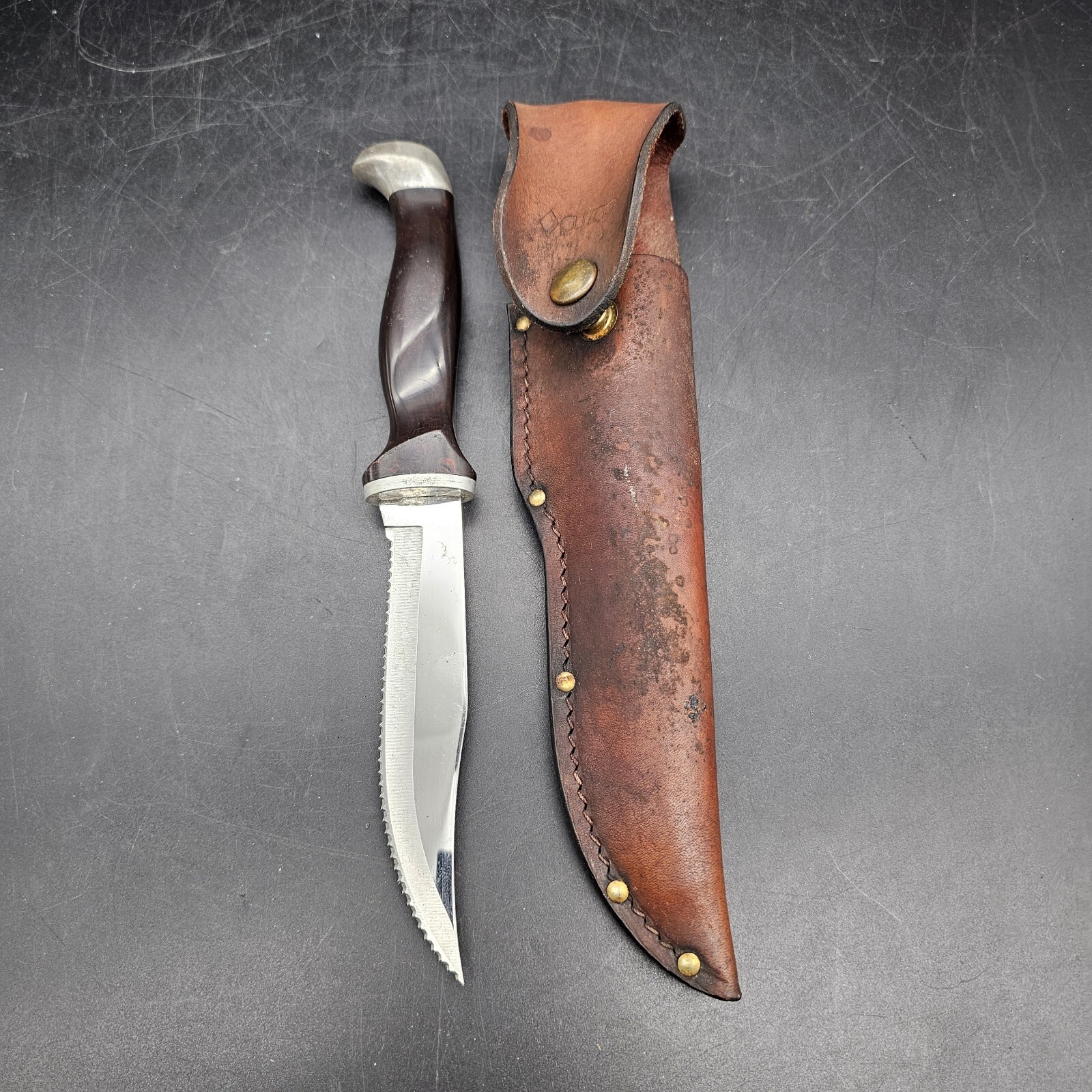 Cutco 1769 Serrated Hunting Knife W/Sheath eBay