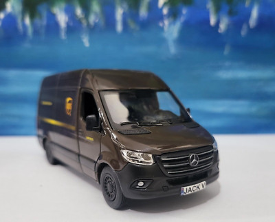 UPS Van personalisiertes Namensschild, Modell Spielzeugauto Junge Papa Geburtstagsgeschenk Ehemann