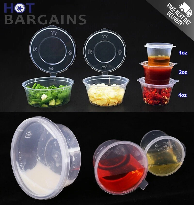 Sauce Pot with Hinged Lid 2oz - 1000