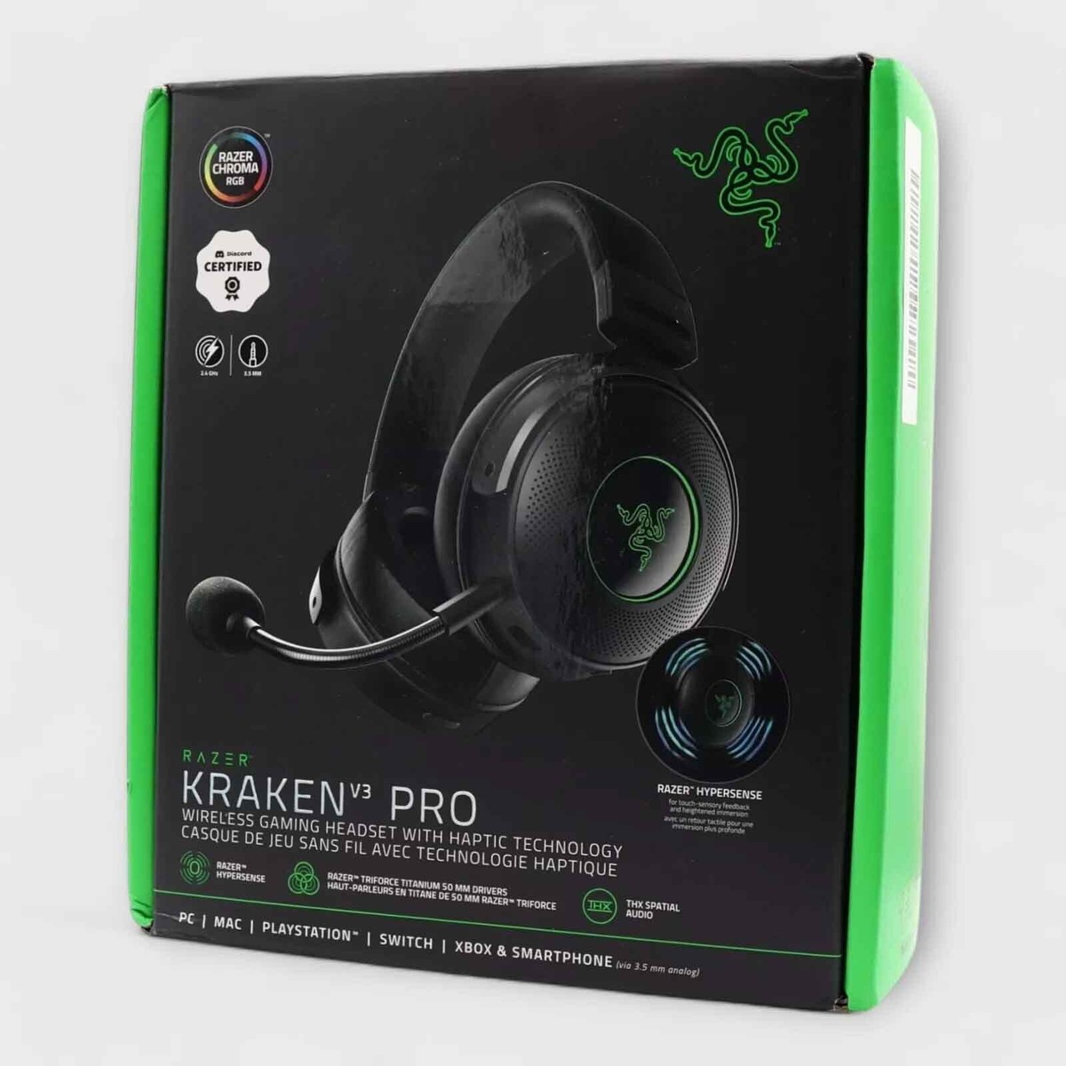 Razer Kraken V3 Pro HyperSense Gaming Headset With Dongle
