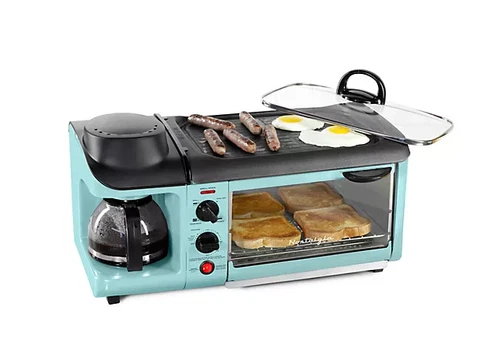 Nostalgia Retro 3 in 1 Electric Breakfast Station - Aqua