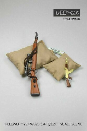 10PC FEELWOTOYS 1:12 Sandbags Scene Props Fit 6" Soldier Action Figure Doll Toy - Picture 4 of 5