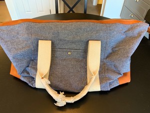 mark and graham canvas leather weekender bag