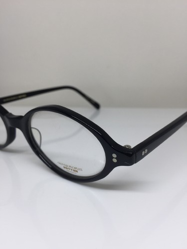 New Vintage Oliver Peoples Eyeglasses OP Joplin C. Black 46mm Made in Japan - Picture 3 of 12