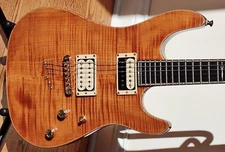 CORT MASTERPIECE CUSTOM SHOP KX KATANA GUITAR KXMP1 - MAPLE FLAME TOP - #001