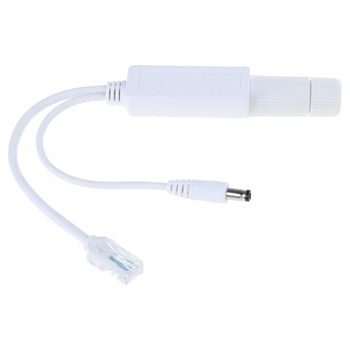 Ethernet PoE Splitter Converters 48V to 12V PoE Adapter Outdoor Use for Camera