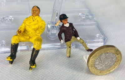 Toy People Horse Rider Farmer Britains Farm Rare Old Action Figure Broken ra