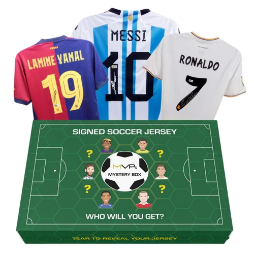 MVPs Signed Soccer Jersey Mystery Box /100 - All with Beckett COA
