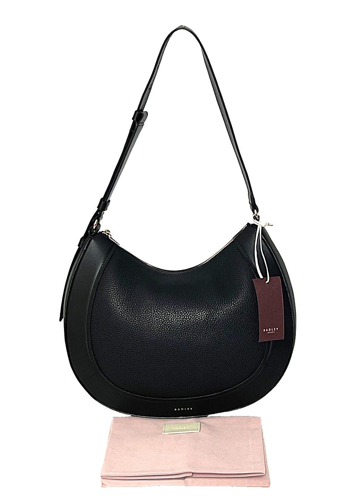 Radley Merchant Hall Black Leather Medium to Large Shoulder Bag Work Bag RRP 239