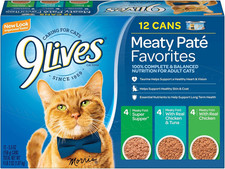 Paté Favorites Wet Cat Food Variety Pack, 5.5 Ounce (Pack of 12) 7.08 per gallon