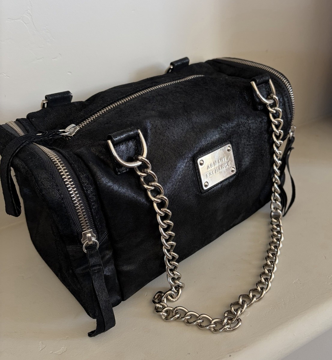 バッグ 00s EMPORIO ARMANI leather shoulder bag Amazon | (エンポリオ・アルマーニ) EMPORIO ARMANI ショルダーバッグ