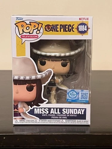 Funko Pop! One Piece Miss All Sunday #1884 (Nico Robin) Exclusive Netflix Live